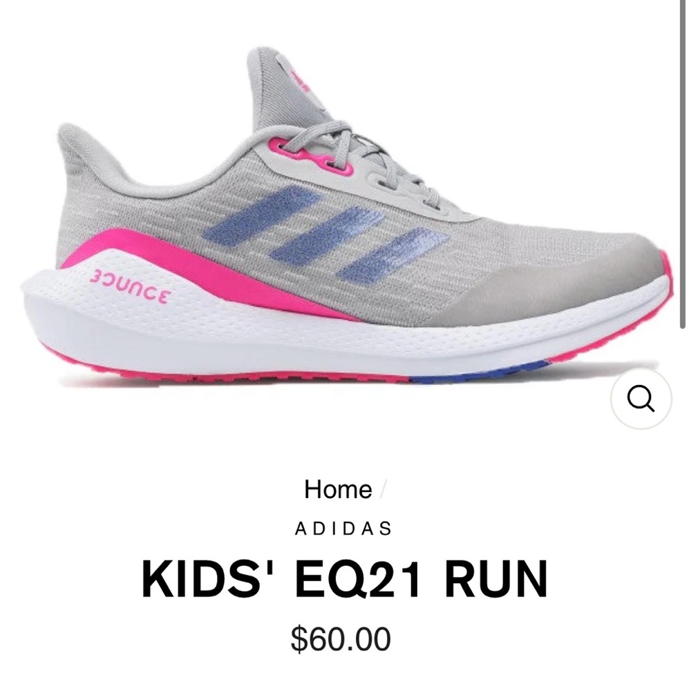 Youth Adidas EQ21 Running Shoes - Picture 7 of 7